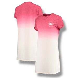 JUNK FOOD KC Chiefs Heathered Red/White Ombre Tri-Blend T-Shirt Dress XXL